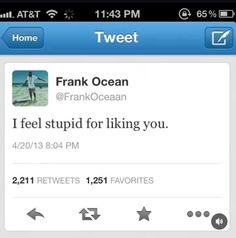 tweet from frank ocean on twitter