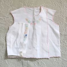 Precious Embroidered Shirt And Bonnet For Baby. 60% Linen 40% Cotton Size 3 To 6 Months Brand New With Bonnet Still Attached To Shirt. Bundle Two Items To Receive A 20% Discount And Pay One Shipping Fee. Embroidered Cotton Short Sleeve Sets, Embroidered Cotton Sets With Short Sleeves, Short Sleeve Tops For Summer Baptism, Cute White Floral Embroidered Sets, Cute White Sets With Floral Embroidery, Cute White Floral Embroidery Sets, White Vintage Cotton Sets, Cotton Tops For Baptism In Spring, Good Luck Girl