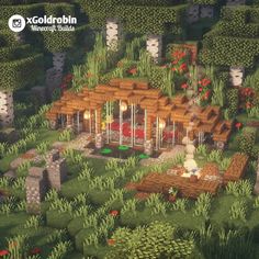 House In A Hill, Villa Minecraft, Minecraft Building Ideas, Minecraft Houses Survival, Minecraft World