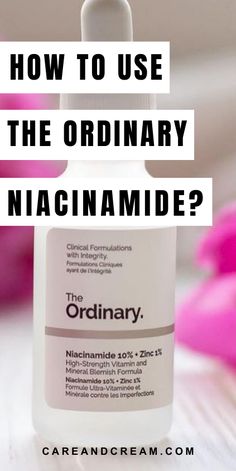 Learn how to effectively use The Ordinary Niacinamide 10% + Zinc 1% serum and explore its incredible benefits. Discover the secrets to incorporating this powerful niacinamide serum into your daily skincare routine. Plus: oil control serum, the ordinary skincare aesthetic, blemish remover, blemish treatment, minimize pores products, skin care solutions, perfect skin care routine, skin care aesthetic, that girl, it girl, glow up, glass skin.