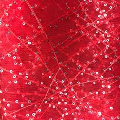 Tulle bridal lace fabric with silver sequins, 4 color in stock, Red, Ivory, Navy blue, Black Listing is for 1 yard. Width approx: 53.1 inches (135 cm) Use for dress supplies, costume fabric, dresses, gift package, bags decoration, party dress, curtains, skirt bottoming, home decor and other projects you could imagine. For more quantity, please feel free to convo me for custom listing. My shop link: http://www.etsy.com/shop/lacelindsay If you have any questions please message me. Thank you for lo Red Sequin Fabric For Festive Wedding, Red Lace Sequin Fabric For Wedding, Red Sequin Fabric For Festive Party Season, Red Sequin Fabric For Wedding And Party Season, Red Lace Dresses With Sequins, Red Lace Dress With Sequins, Festive Red Embroidered Sequin Fabric, Red Embellished Sequin Fabric For Party Season, Red Contrast Sequin Fabric For Festive Occasions