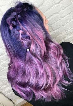 63 Purple Hair Color Ideas to Swoon over in 2022 - Glowsly Light Purple Hair Color Ideas, Light Purple Hair Color, Violet Purple Hair, Permanent Purple Hair Dye, Hair Color Ideas 2023, Purple Hair Dye, Purple Hair Color Ideas, Colored Hairstyles, Hottest Haircuts