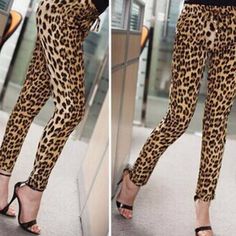 Material: Polyester • Length: Ankle-Length Pants • Style: Fashion, Flat, Harem Pants • Decoration: None • Type: Regular, Broadcloth, Elastic Waist, Leopard, Mid • 1: Women Pants • 2: Pantalones Mujer • 3: Pants Women • 4: Harem Pants Women • 5: Trousers Women Leopard Print Pants, Harem Pants Women, Fashion Creative, Print Pants, Ootd Style, Straight Trousers, Women Pants, Slim Fit Trousers, Ankle Length Pants