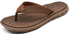 PRICES MAY VARY. Classic thong sandal style - Durability fabric lined upper and soft padded cushion offer easy on and off with no burden. Non-slip flip flops - texture rubber sole provides an excellent anti-Slip performance. High quality soft EVA insole and PVC outsole is more comfortable also with great shock absorbing performance. This pair of flip flops DO NOT have arch support, It’s nearly flat. For customers’ long-time walking, our sandals are casual and comfortable with a normal height of Stylish Flip Flops, Recovery Sandals, Beach Flip Flops, Beach Sandals, Sandal Fashion, Casual Sandals, Thong Sandals, Arch Support, Summer Beach