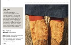 the knitting pattern is for boots and leg warmers that are knitted with yarn