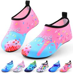 PRICES MAY VARY. ✅COMFORTABLE FABRIC: The upper of our water shoes for kids is smooth and stretch that made of a diving material with breathable and quick-dry ability. No Sogginess. No smell. No fadeness and Not stuffy. ✅LIGHTWEIGHT & FLEXIBLE: Our water shoes kids is super lightweight and flexible just like socks, make you feel great freedom and comfortable in wearing.The insole can be removed and easy to wash. ✅FOOT SAFETY: This kids water shoes is wearable and top-quality sole,non-slip resist Water Shoes For Kids, Aqua Socks, Kids Swim, Shoes For Kids, Girls Shoes Kids, Kids Swimming, Water Shoes, Athletic Fashion, Outdoor Shoes