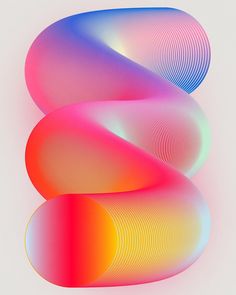 an abstract art piece with different colors and shapes in the background, including circles on top of each other