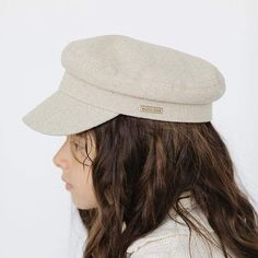 Your favorite hat, just a little smaller. From family pictures, to running errands, to play dates at the park - the Newsboy Cap can go everywhere your fearless kids do. Style - Cap Material - 100% Linen Check out all our Kids Hats styles here! Spring Flat Cap For Everyday Wear, Casual Mini Cap Hats For Outdoor, Casual Adjustable Visor Mini Hat, Casual Adjustable Mini Visor Hats, Casual Outdoor Mini Cap, Casual Mini Hats With Short Brim For Outdoor, Casual Mini Hat With Short Brim For Outdoor, Adjustable Flat Cap For Everyday Wear, Casual Beige Brimmed Mini Hats