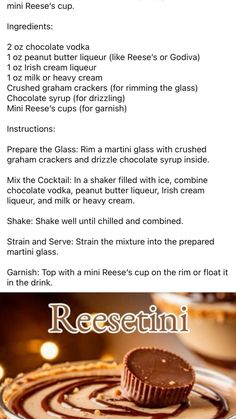 the recipe for chocolate cheesecake is shown