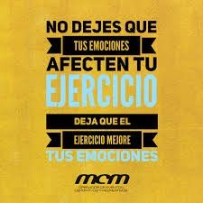 a yellow poster with black and blue lettering on it that says no deses que tus emocciones after tu eferriccio