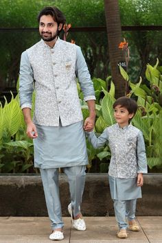 Father Son Matching Outfits, Father Son Outfits, Indian Wedding Clothes For Men, Mom Daughter Outfits