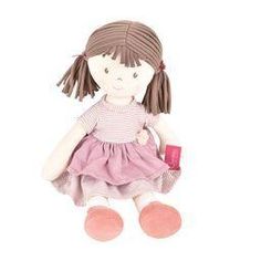 Cuddly Doll, Dusty Pink Dresses, Kids Holiday Gifts, Pastel Dress, Hair Ribbons, Colorful Shoes, Boy Accessories, Soft Dolls, Hand Illustration