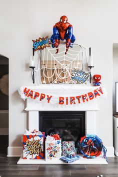 Spider-Man birthday party decor boy 3rd superhero Spider Man And Frozen Party, Spider Man 2 Birthday, Simple Spider Man Birthday Decor, Spidey Second Birthday, Spider Man Second Birthday, 3 Year Birthday Theme Boy Spiderman, Spider Man Third Birthday, Spider Man 2nd Birthday