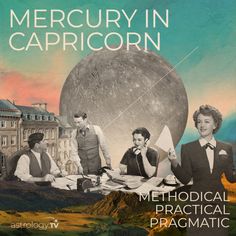 an advertisement for the astrology tv series,'mercurry in capricorn '