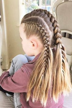 Everyday Braids, Cute Everyday Hairstyles, Cool Hair Designs, Cool Hair, Hairstyles For Girls, Best Wedding Hairstyles, Design Hair, Braided Hair