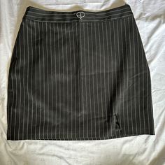 H&M Blackpink Pinstripe Mini Skirt - Pinstripe Mini Skirt From The Blackpink And H&M Collaboration - Never Worn; In Great Condition - Size: 6 #H&M #Blackpink #Mini #Skirt #Pinstripe Fitted Black Skirt With Vertical Stripes, Fitted Striped Mini Skort, Fitted Striped Mini Skirt With Lining, Fitted Mini Skirt With Vertical Stripes, Fitted Striped Skort With Lined Skirt, Fitted Vertical Stripes Mini Skirt, Fitted Striped Pencil Skirt, Casual Striped Mini Skirt For Work, Trendy Striped Fitted Skirt