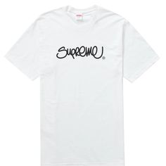 Brand:Supreme Color:White Size Medium Brand New Casual Signature Print Tops For Streetwear, White Signature Print Top For Streetwear, 20th Anniversary Shirts, Supreme Merch, Supreme Collaboration, Supreme Tee Shirt, Supreme Sweatshirt, Supreme T Shirt, Hand Style