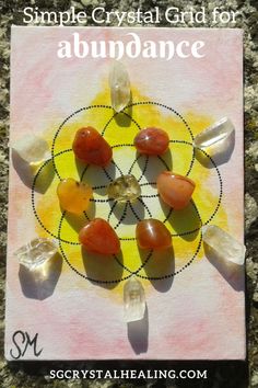 Simple Crystal Grid for Abundance - SGCrystalHealing