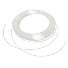 three white spools of thread on a white background