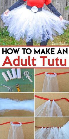 how to make an adult tutu for halloween