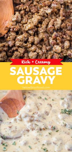 sausage gravy is an easy and delicious side dish