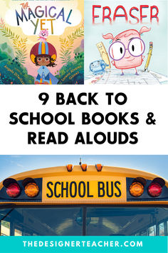 the back to school books and read alouds for kids