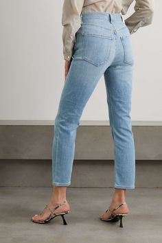 CITIZENS OF HUMANITY Jolene high-rise slim-leg jeans | NET-A-PORTER Medium Wash Tapered Cropped Leg Bottoms, Medium Wash Tapered Cropped Bottoms, Tapered Medium Wash Bottoms With Cropped Legs, Tapered Medium Wash Cropped Bottoms, Dark Wash Mid-rise Mom Jeans, Mid-rise Medium Wash Mom Jeans, Chic Mid-rise Dark Wash Cropped Jeans, Chic Dark Wash Mid-rise Cropped Jeans, Light Wash Mid-rise Mom Jeans