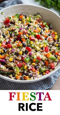 a white bowl filled with rice and vegetables