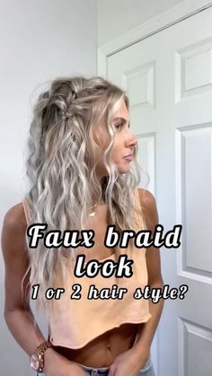 - Check more at https://howcandothis.com/hairstyleideas/76217/ Faux Braid, Nature Tattoo Ideas, Faux Braids, Cool Nature, Hair Hack, Nature Tattoo, Hair Stylies, Braid Hair