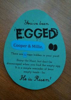 a sticker that says, you're born egged cooper & millie