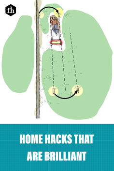 a poster with the words home hacks that are brilliant