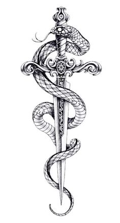 #CoolTattoos #TattooArt #InkMaster #TattooDesigns #InkedUp #TattooLovers #InkInspiration #TattooIdeas #CreativeInk #TattooStyle Caduceus Tattoo, Snake And Dagger Tattoo, Tato Maori, Dragon Tattoos For Men, Small Dragon Tattoos, Dragon Tattoo Art, Dragon Sleeve Tattoos, Dragon Tattoo For Women, Japanese Dragon Tattoos