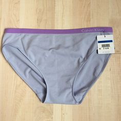 New With Tags Genuine Calvin Klein Logo Bikini In Baby Blue With A Purple Waistband Baby Blue Color, Baby Blue Colour, Klein Blue, Womens Calvin Klein, Women's Intimates, Baby Blue, Calvin Klein, Blue Color, Tags