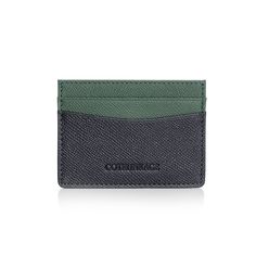 #color_green Modern Card Holder With Id Window For Everyday Use, Modern Everyday Card Holder With Card Slots, Green Rfid Blocking Card Holder For Everyday, Green Leather Card Holder With Rfid Blocking, Green Leather Rfid Blocking Card Holder, Modern Rfid Blocking Card Holder For Daily Use, Modern Card Holder With Interior Slots For Daily Use, Modern Green Wallet For Business, Modern Rectangular Card Holder For Daily Use