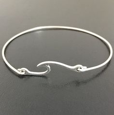 Ocean Wave Bangle Bracelet-FrostedWillow Easy S, Bangle Design, Wave Jewelry, Jewelry Ocean, Wave Bracelet, Silver Jewellery Indian, Artisan Bracelets, Silver Jewelry Design, Ocean Wave