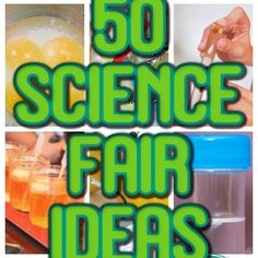 the cover of 50 science fair ideas