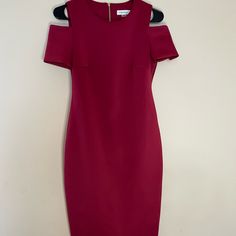 Calvin Klein Red Dress. Nwot. Size 6. Really Nice Classy Dress For Formal Occasions. Measurements: Waist: 27” Length: 36.5” Calvin Klein Short Sleeve Midi Dress For Party, Calvin Klein Short Sleeve Midi Dress For Evening, Calvin Klein Cocktail Midi Dress, Calvin Klein Red Formal Dress, Calvin Klein Red Dresses, Calvin Klein Knee-length Midi Dress For Party, Chic Red Calvin Klein Dress, Calvin Klein Red Party Dress, Red Calvin Klein Party Dress