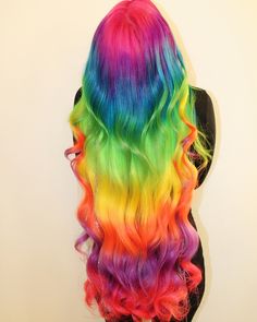 Hidden Rainbow Hair, Rainbow Hair Color, Multi Colored Hair, Neon Hair, Unicorn Hair, Pastel Hair, Colored Hair, Mermaid Hair, Rainbow Hair