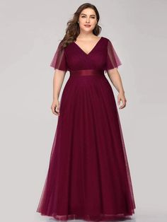 Romantic Bridesmaid Dresses, Tulle Bridesmaid Dresses, Elegant Evening Dresses Long, Short Sleeve Prom Dresses, Short Sleeve Bridesmaid Dress, Tulle Bridesmaid, Formal Bridesmaids Dresses, Bridesmaid Dresses With Sleeves, Tulle Bridesmaid Dress