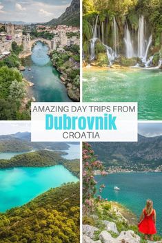 the beautiful waterfalls and lakes in dubbrovinik croatia