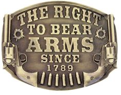 (MSA603C) Right to Bear Arms Western Belt Buckle Country Belt Buckles, Country Belts, Belt Buckle Jewelry, Right To Bear Arms, Western Bracelets, Cowboy Belt Buckles, Some Gave All, Bear Arms, Western Belt Buckles