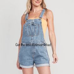 Shorts, Overalls And Jeans All In One. Pair It With Your Favorite Cropped Top And Tennis Shoes. Model Picture Shown For Style Only. Distressed Faded Cuffed Medium Wash Blue Measurements To Come Lowest Price Listed Final Sale Offers Ignored Casual Blue Short Length Shortalls, Denim Blue Short Length Shortalls, Short Bibs Denim Overalls, Spring High-rise Medium Wash Shortalls, Oversized Overalls, Blue Denim Washed Shortalls, Casual Short-length Denim Overalls, Shorts Overalls, Blue Overalls