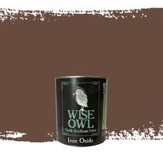 a can of wise owl paint sitting on top of a table