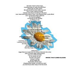 an image of a poem with flowers on it