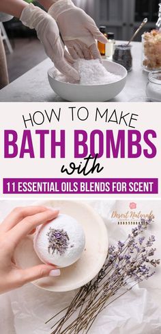 Elevate your bath with our easy DIY Bath bomb recipe infused with essential oils. These easy bath bombs are fun to make with kids. Customize them with your favorite essential oil such as Lavender, or try one of the 12 essential oil blends. Add rose petals and colors to make your bath bombs beautiful! These Bath Bombs can also make fabulous gifts! Diy Bath Bombshell Easy, Lush Bath Boms Diy Recipes, Bathbombs Homemade Recipe Natural, How To Make Natural Bath Bombshell, Diy Bath Bombshell For Kids, How To Make Bath Bombshell, Bath Bomb Package Ideas, Bathbombs Ideas, Bath Boms Diy Recipes