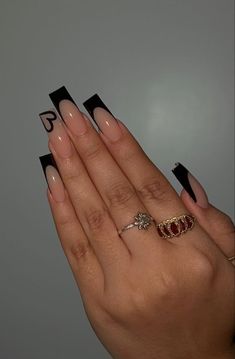 Bridesmaids Nails, Black Acrylic Nails, French Tip Acrylic Nails, Short Square Acrylic Nails, Acrylic Nails Coffin Pink, Long Square Acrylic Nails, Acrylic Nails Coffin Short, Short Acrylic Nails Designs, Pink Acrylic Nails