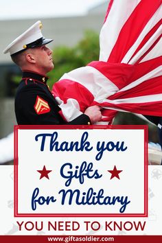 Are you looking to appreciate your Active Duty or Veteran the right way? What better way than giving them appropriate gifts. Gifts bring out that sunshine smile in a person like nothing else. You may want to appreciate your military person whether they are in the Army,Navy,Air Force or Marines for their service to the nation. Perfect for Memorial Day, Veterans Day, Independence Day or plain old holidays. Here we have collected the best Thank You gifts ever.  #military #gifts #militarygifts