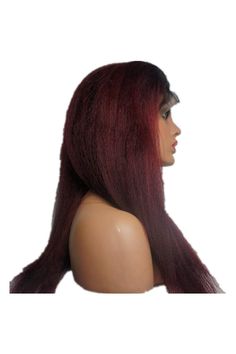 360 Lace front wigs Brazilian human hair 360 lace front wigs for black women T1b/99j Ombre color wigs Glueless Italian yaki wigs kinky straight wigs with baby hair 12 inches Hair 360, Color Wigs, Wigs Glueless, Straight Wigs, Ombre Color, Wigs For Black Women, Baby Hair