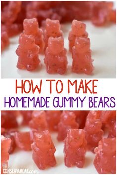 how to make homemade gummy bears