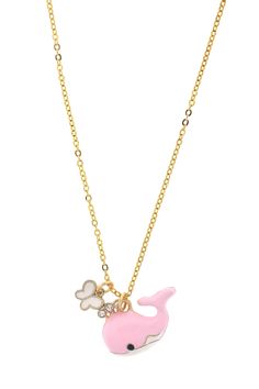 Our fun in the sun collection is made up of all your favorite summer stuff! Packaging includes a backing card, and surprise confetti as pictured below. 16" 14k gold plated chain Butterfly and Whale Charm Please note: All original pieces are MADE TO ORDER and are FINAL SALE. If your purchased item is not in-stock then know that your order may take up to 1-2 weeks to process before shipment. For further questions or comments please email us at hello@sadiesmoon.com. Thank you. WARNING: For ages 6+. Playful Pink Jewelry With Adjustable Chain, Playful Gold Charm Necklace As Gift, Whimsical Gold Jewelry For Summer, Cute Gold Summer Jewelry, Fun Gold Jewelry For Birthday, Fun Gold Jewelry For Gifts, Fun Summer Necklaces For Gifts, Personalized Fun Gold Necklaces, Playful Gold Jewelry With Adjustable Chain